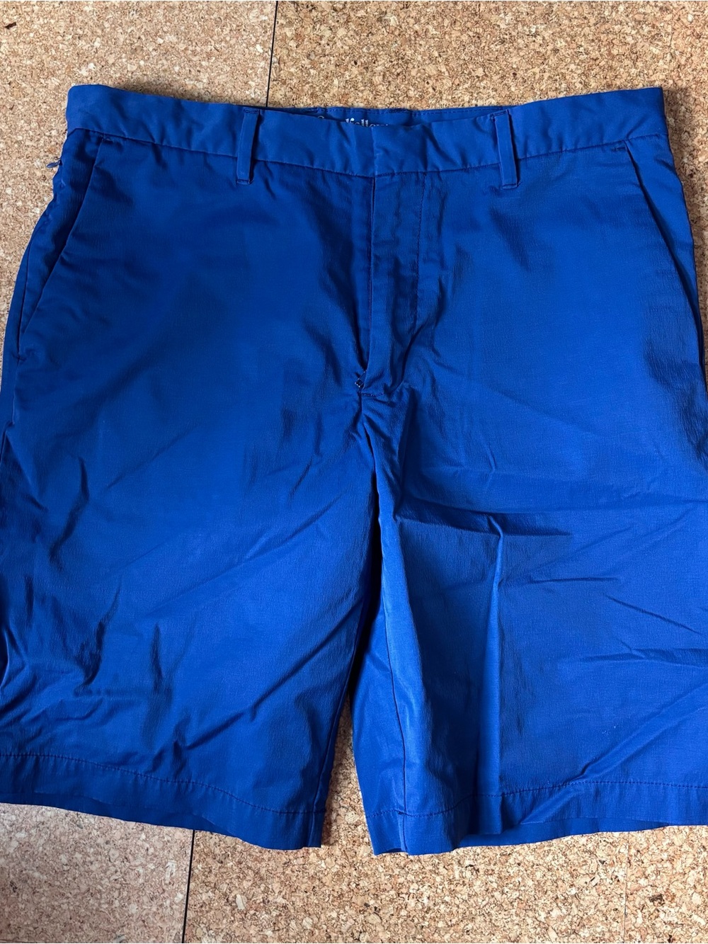 Goodfellow & Co Men’s navy Blue Flat-Front performance Shorts